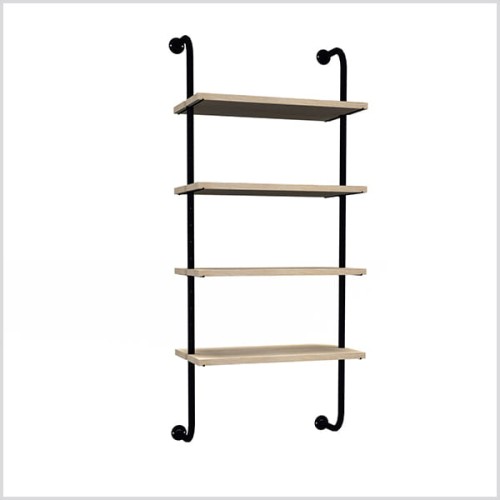 Moduł wiszący przyścienny AVENIR - 04  kolor biały