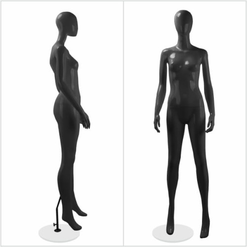 Manekiny damski czarny