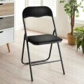 Czarne krzesło składane w ABM Wyposażamy Sklepy