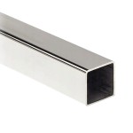 Rura kwadratowa dł. 3 m chromowana 25x25