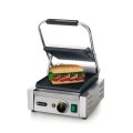 Grill kontaktowy pojedynczy ryflowany Hendi 263501
