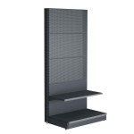 Regał  przyścienny z perforacją typ2 210 cm, podstawa 50 cm