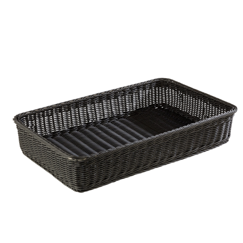 Kosz prostokątny z polirattanu
