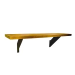 Półka drewniana wisząca paulownia 78,6x26 cm