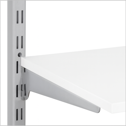 Wspornik pod półkę chromowany - komplet