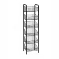 Regał koszowy druciany 6-poziomowy