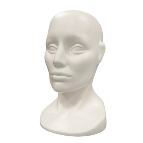 Głowa manekina biała
