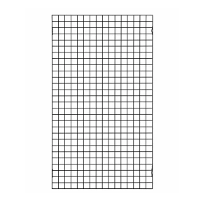 Krata metalowa bez ramki – czarna