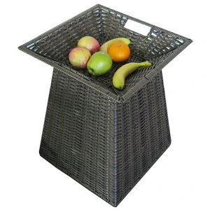 Kosze z polirattanu - zestaw kwadratowy 45x45cm